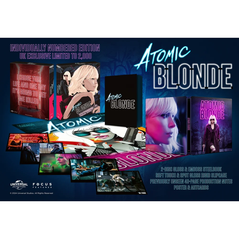 Atomic Blonde Collector's Edition 4K Ultra HD Steelbook Image 1