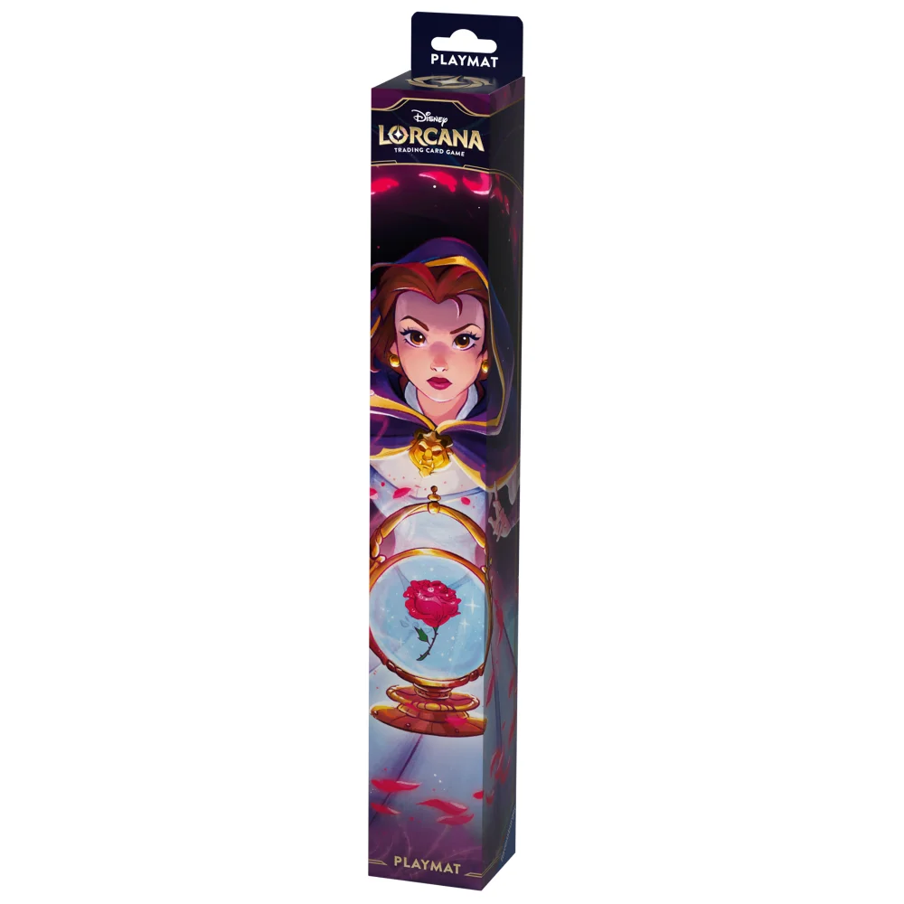 Disney Lorcana Trading Card Game Belle Neoprene Playmat Image 1
