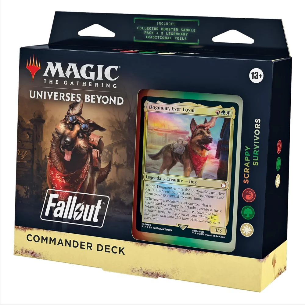 Magic: The Gathering TCG Fallout Scrappy Survivors Commander Deck Image 1