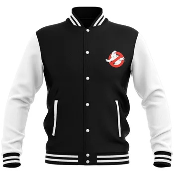 Ghostbusters EST. 1984 Varsity Jacket - Black/White