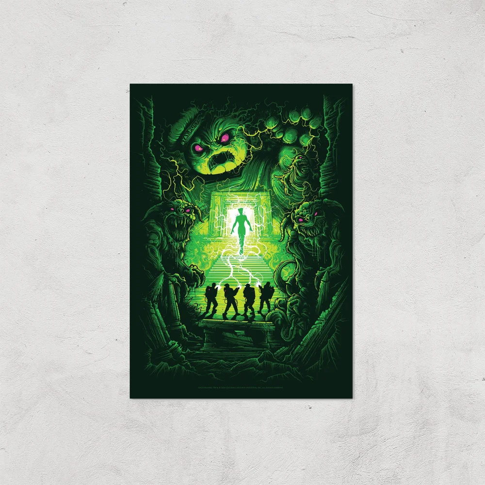 Ghostbusters Dan Mumford Giclee Art Print - A4 - Print Only Image 1