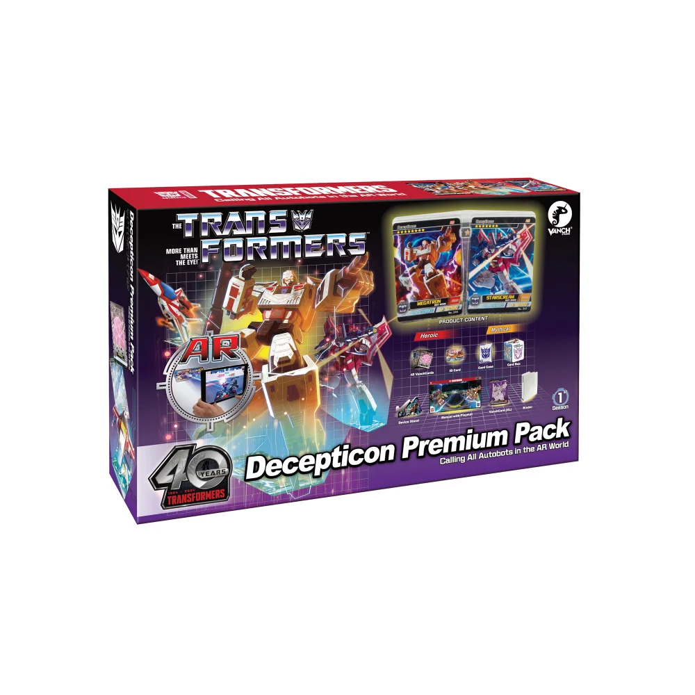 VanchCard Transformers Season 1 AR Trading Cards Decepticon Box Image 1