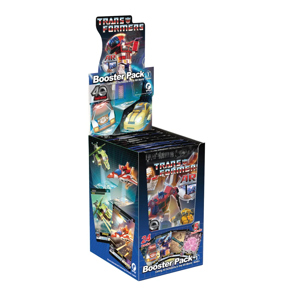 VanchCard Transformers Season 1 AR Trading Cards Booster Pack CDU (24 packs) Image 1