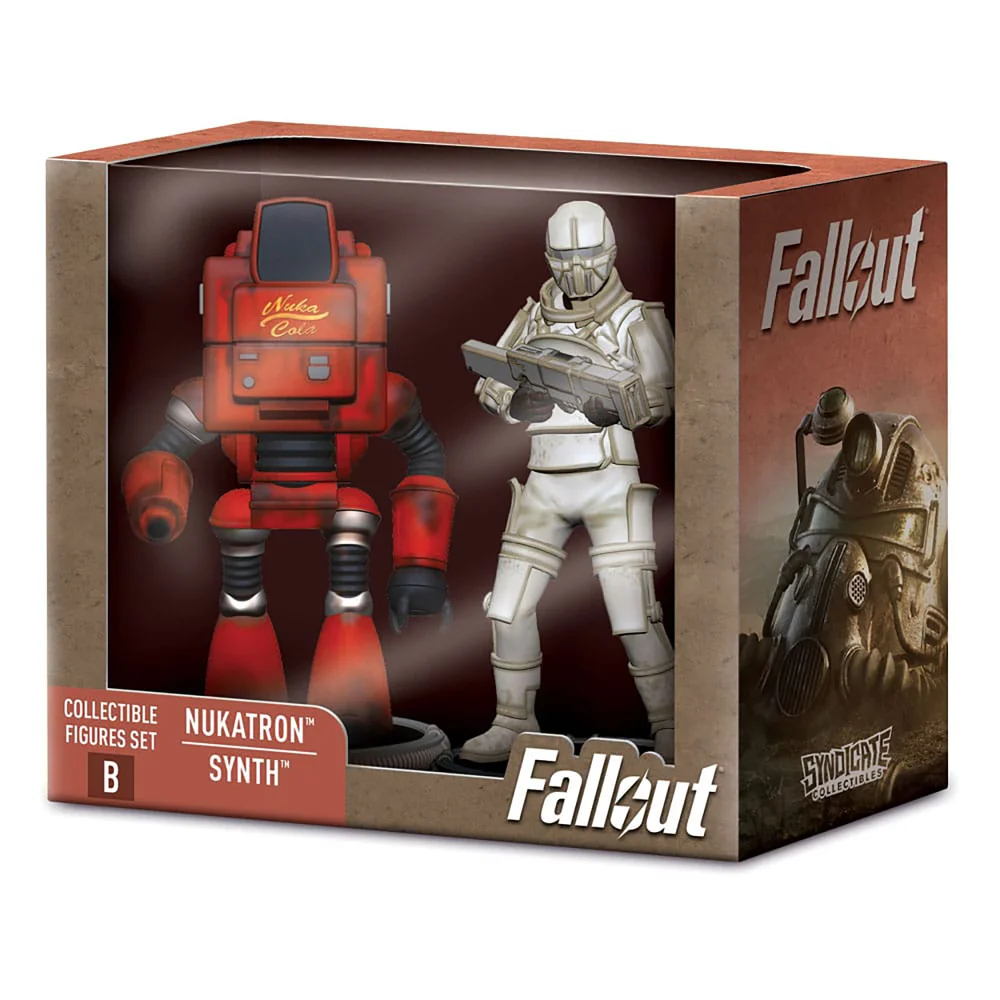 Fallout Mini Figures 2-Pack Set B Nukatron & Synth 7 cm Image 1