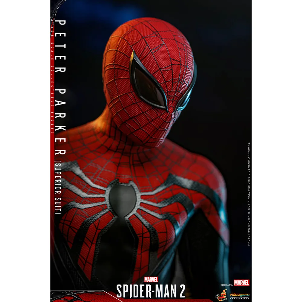 Hot Toys 1:6 Scale Marvel Spider-Man 2 Peter Parker (Superior Suit) Statue Image 1