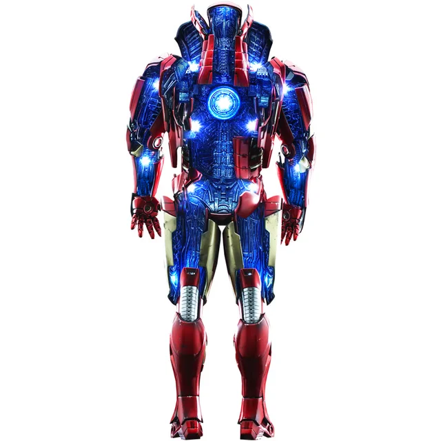 Hot Toys 1:6 Scale Marvel Iron Man 3 - Iron Man Mark VII Open Version Statue