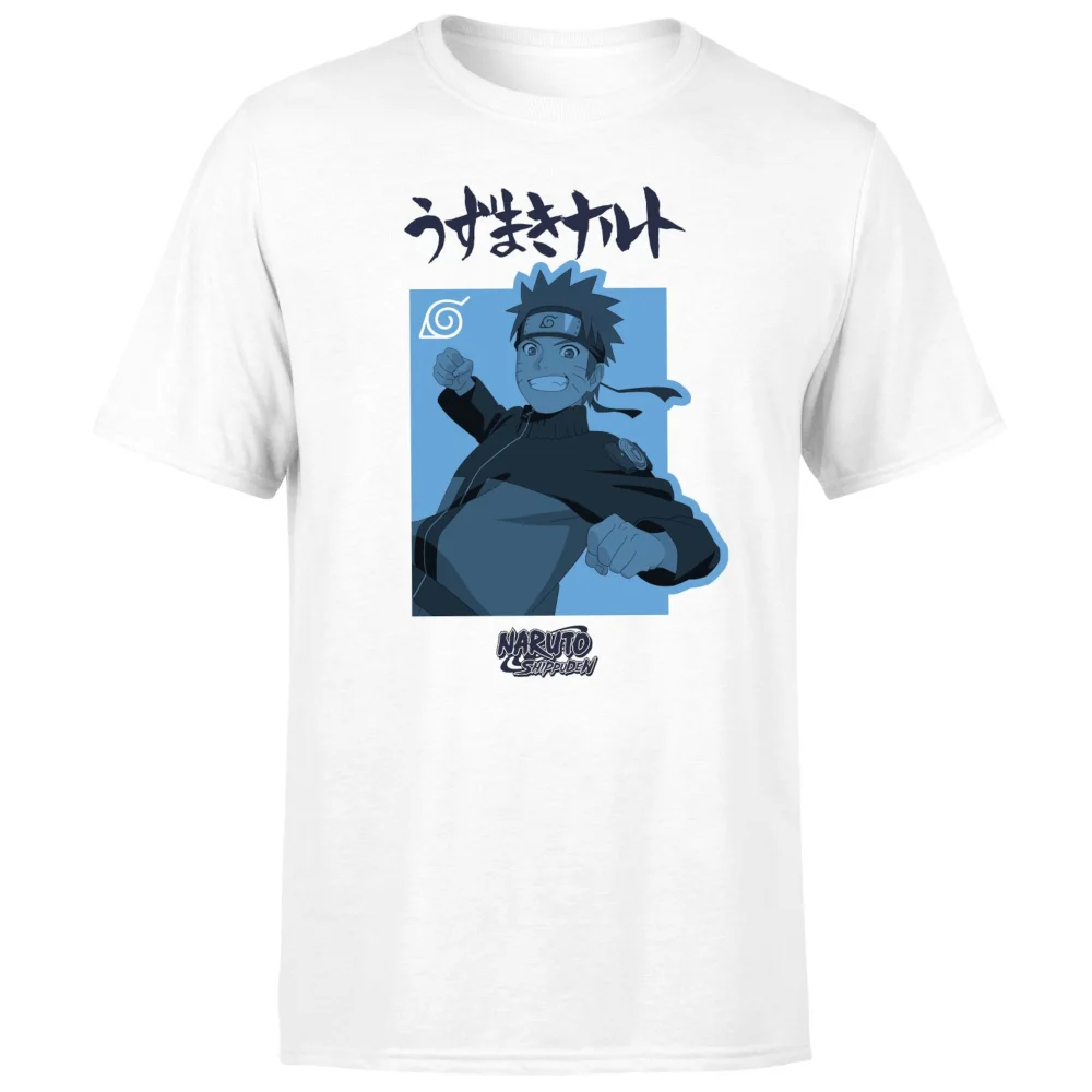 Naruto Poster Unisex T-Shirt - White - XL Image 1