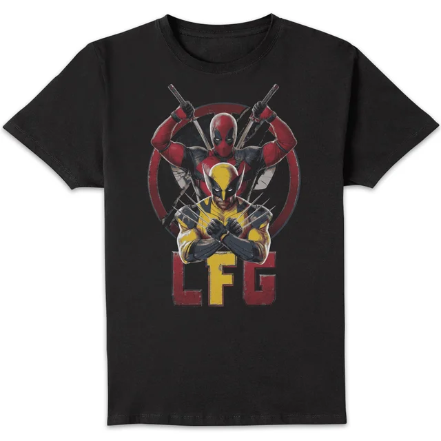 Deadpool & Wolverine LFG Unisex T-Shirt - Black