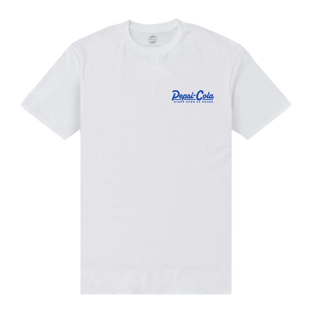 Pepsi Co. Ice Cold Pepsi Served Here! Men's T-Shirt - White - S Image 1