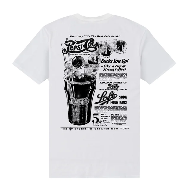 Pepsi Co. Bucks You Up! Men's T-Shirt - White
