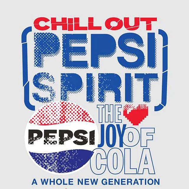 Pepsi Co. The Joy Of Cola Men's T-Shirt - Grey