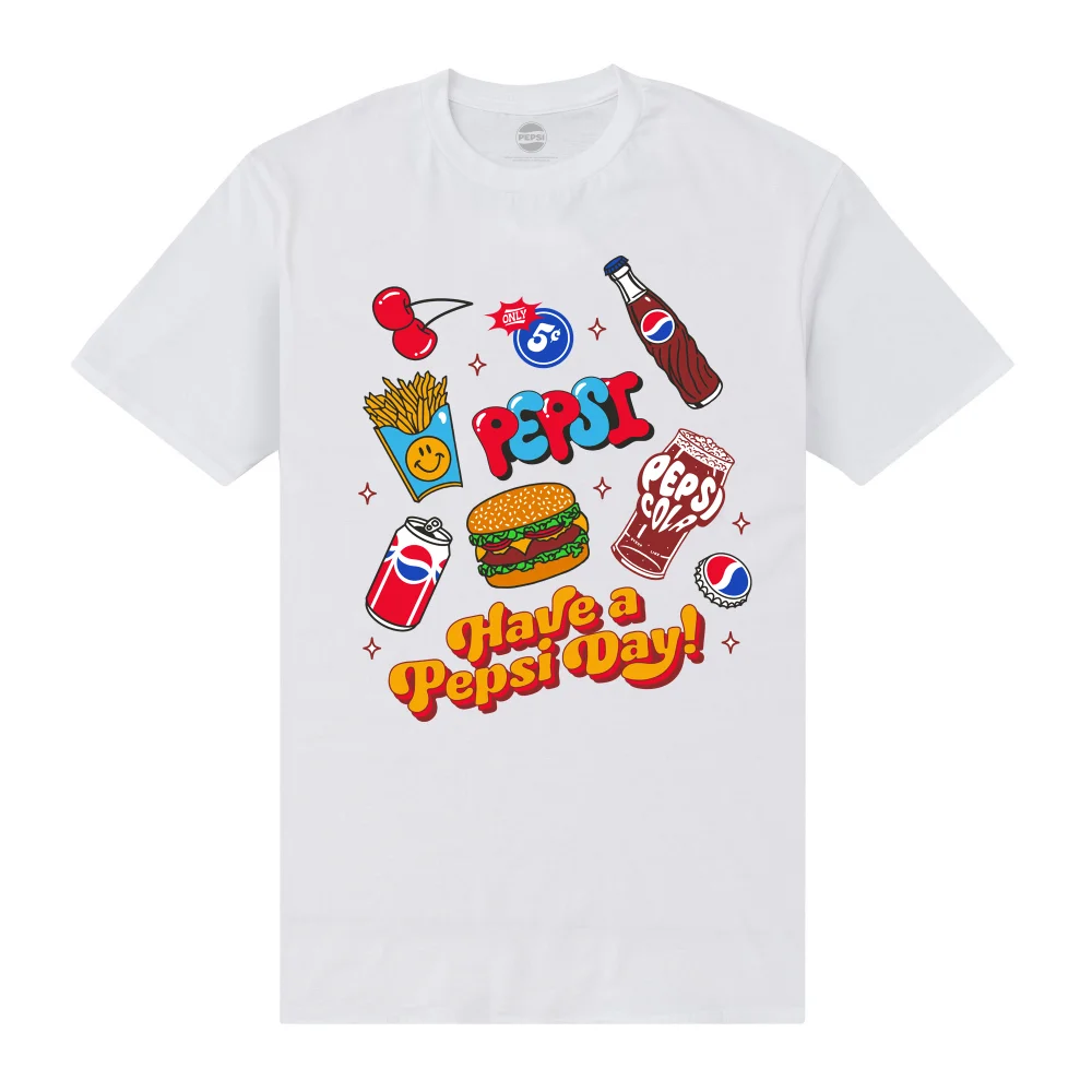 Pepsi Co. Have A Pepsi Day! Men's T-Shirt - White - 5XL Image 1