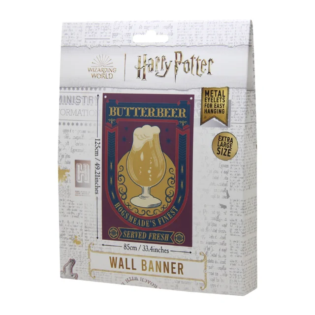 Harry Potter Butterbeer Wall Banner