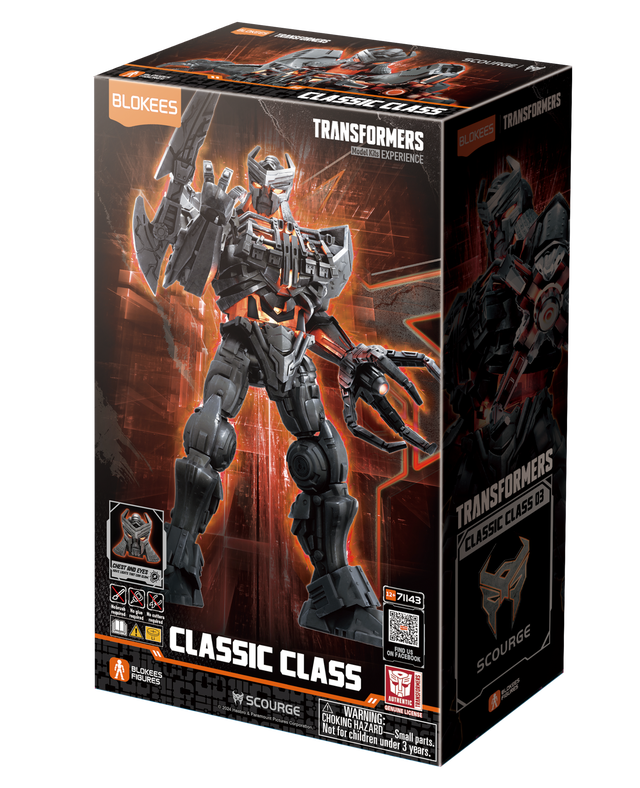 Blokees Figures Transformers Classic Class 03 Scourge Action Figure