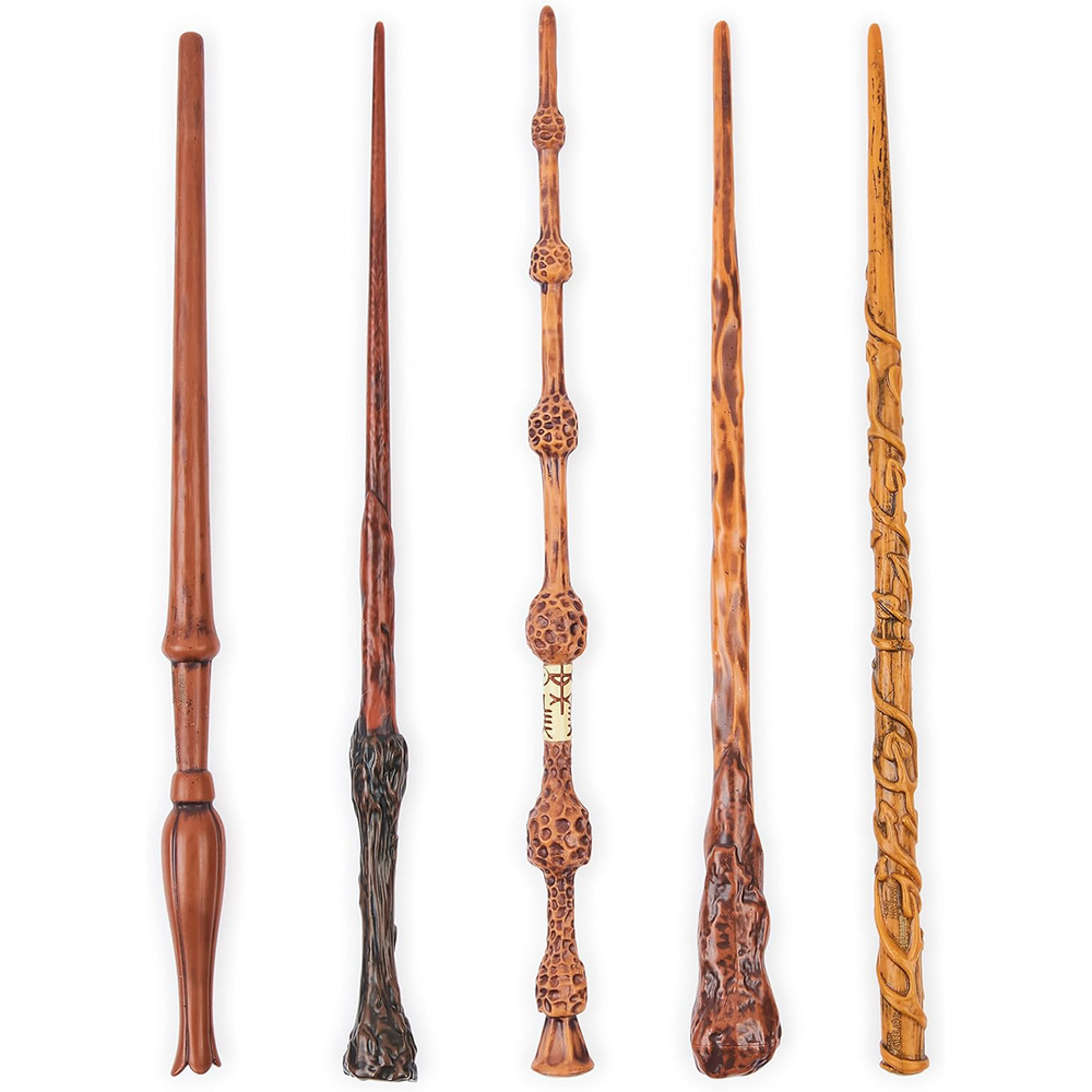 Harry Potter Wizarding World Authentic Replica Wand - 5 Wand Mystery Bundle Image 1