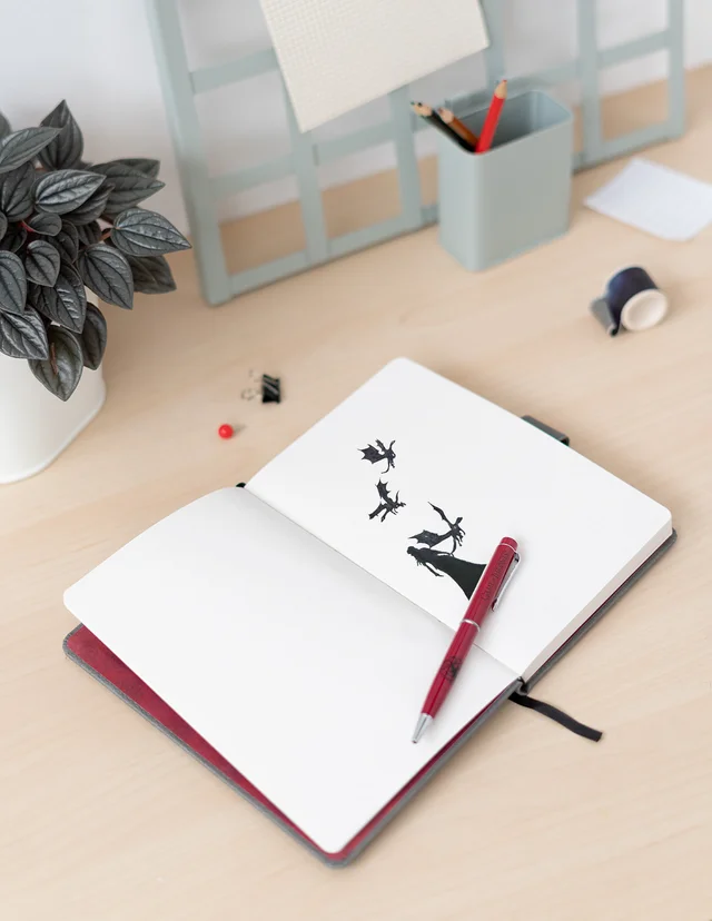 Game Of Thrones Targaryen House Premuim A5 Notebook With Projector Pen