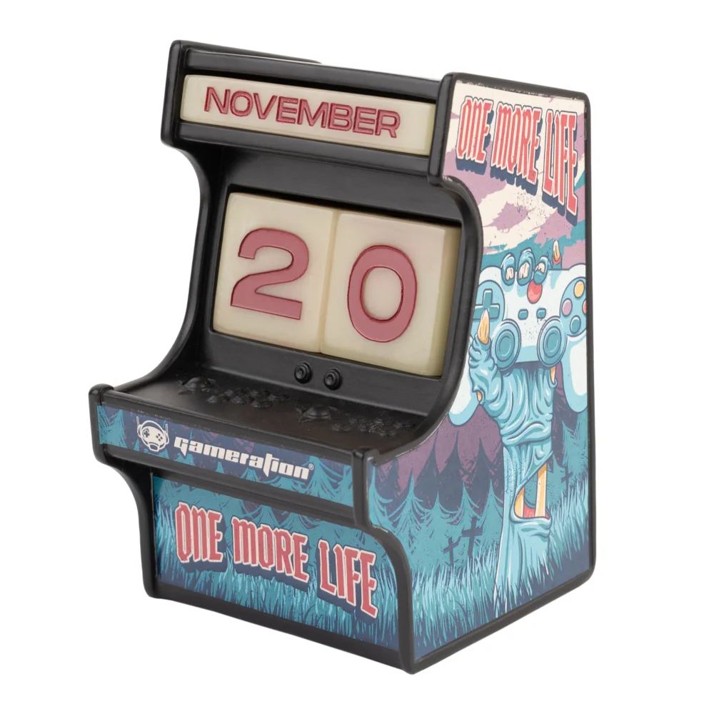 Gameration Arcade 3D Perpetual Calendar Image 1