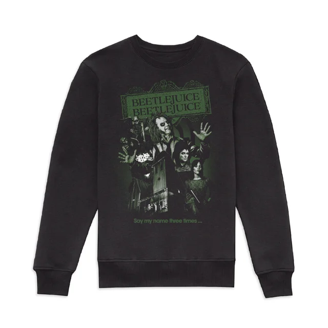 Beetlejuice Welcome Home Sweatshirt - Black