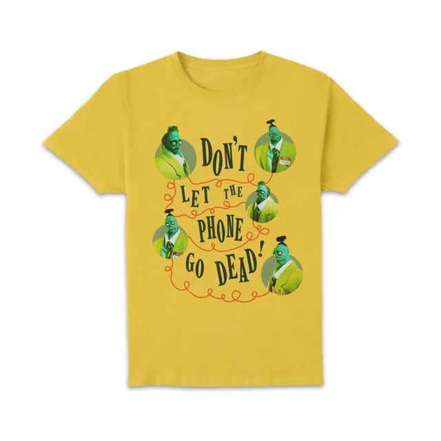 Beetlejuice Don't Let The Phone Go Dead Unisex T-Shirt - Yellow