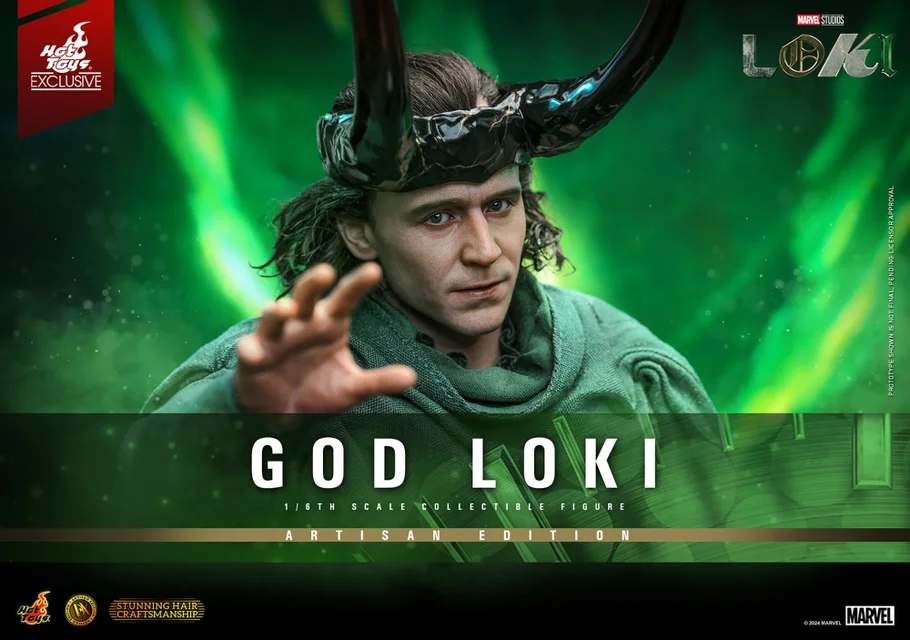 Hot Toys 1/6th Scale God Loki (Artisan Edition) Limited Edition Statue