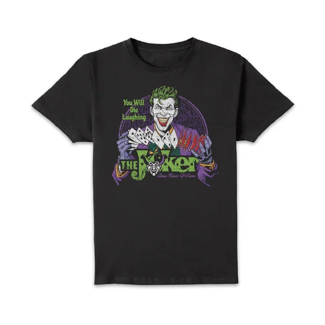 Joker Die Laughing Unisex T-Shirt - Black