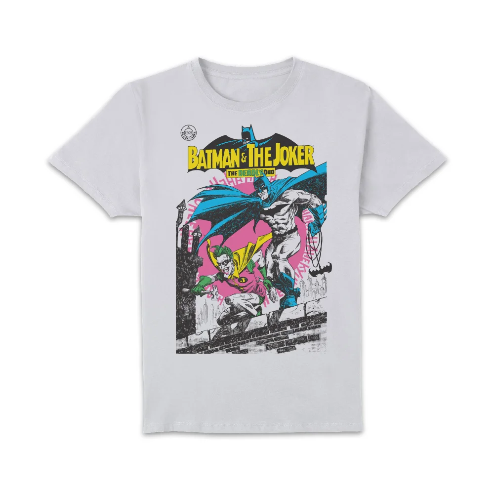 Joker Deadly Duo Unisex T-Shirt - White - 4XL - White Image 1