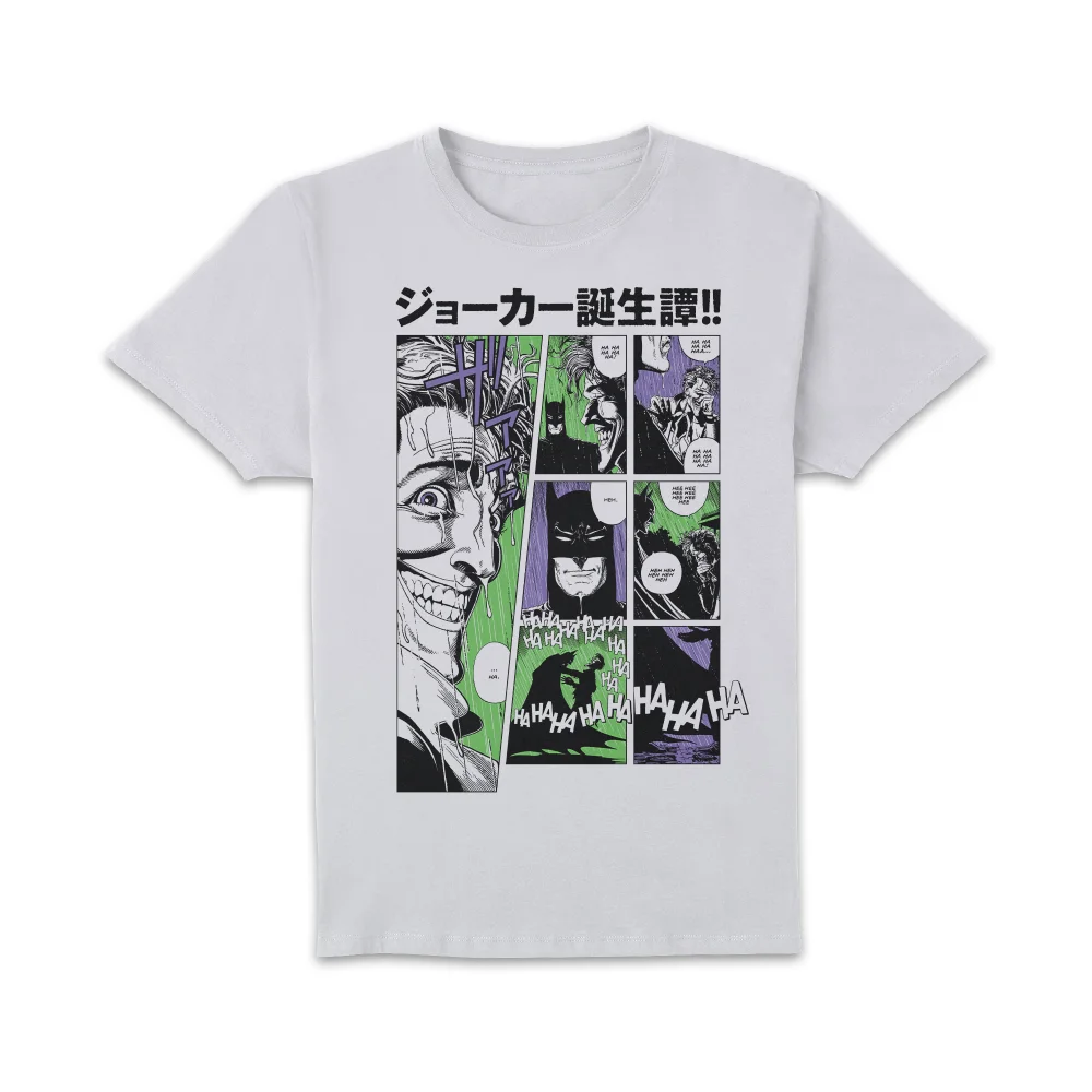 Joker Manga-ha-ha Unisex T-Shirt - White - M - White Image 1