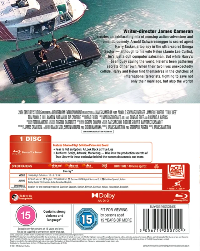 True Lies Blu-ray