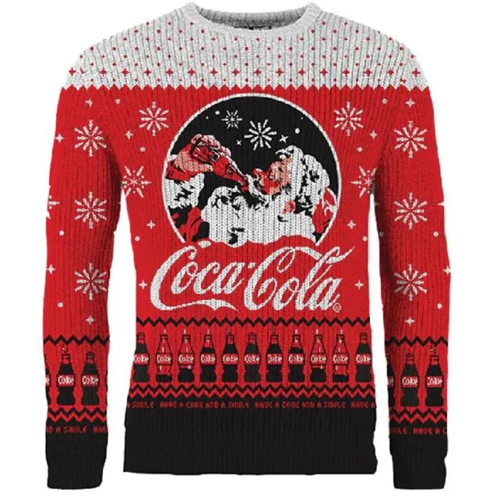 Coca-Cola Holidays Are Coming Knitted Christmas Jumper - 3XL Image 1
