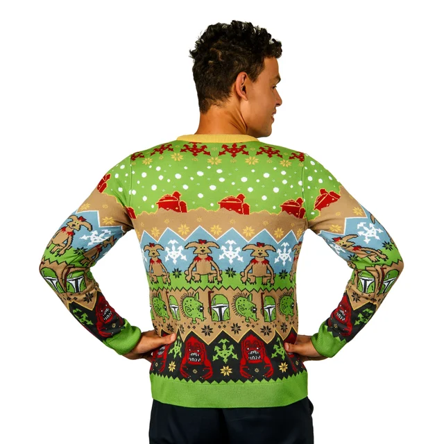 Star Wars Jabba the Hutt Knitted Christmas Jumper