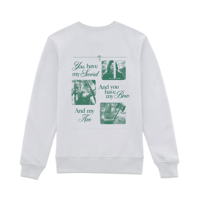 Lord Of The Rings Fellowship Sweatshirt - White