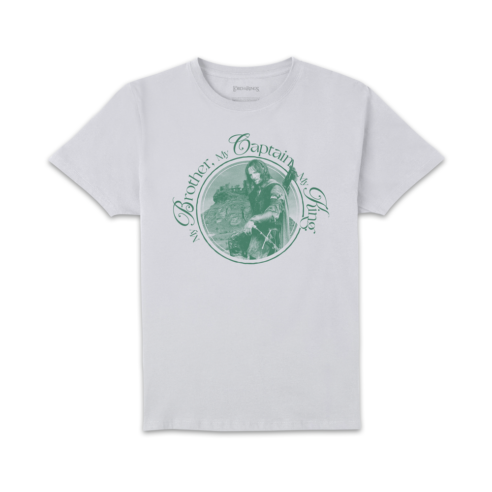 Lord Of The Rings My Captain Unisex T-Shirt - White - 3XL Image 1