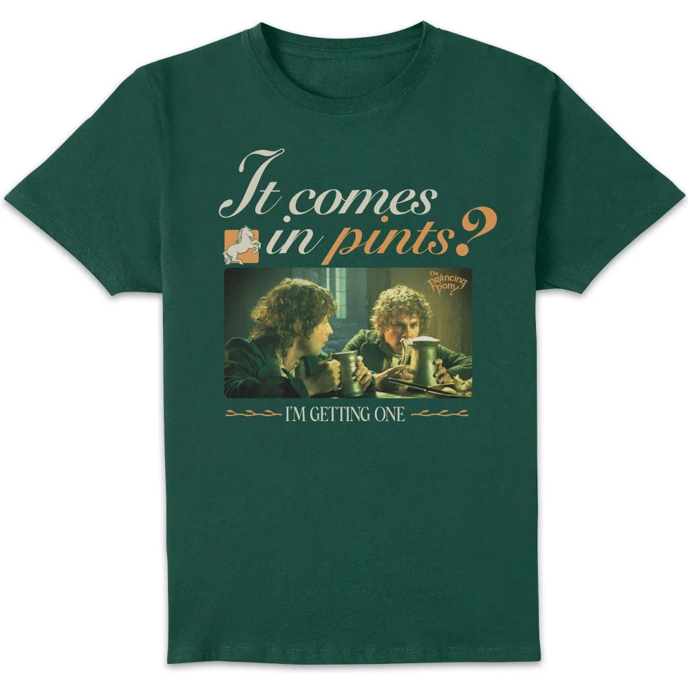 Lord Of The Rings It Comes In Pints Unisex T-Shirt - Green - XXL Image 1