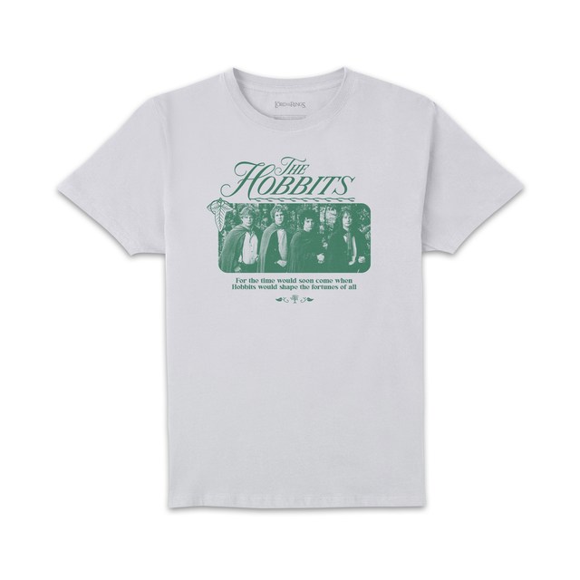 Lord Of The Rings The Hobbits Unisex T-Shirt - White