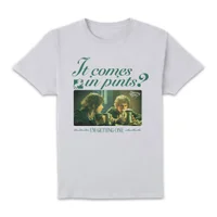 Lord Of The Rings It Comes In Pints Unisex T-Shirt - White - undefined undefined