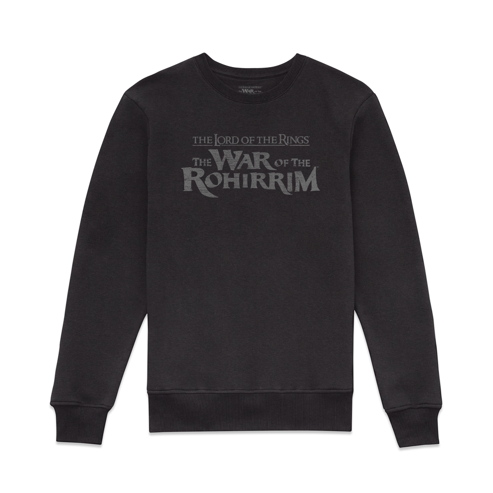Lord Of The Rings Textured Logo Sweatshirt - Black - 5XL Image 1