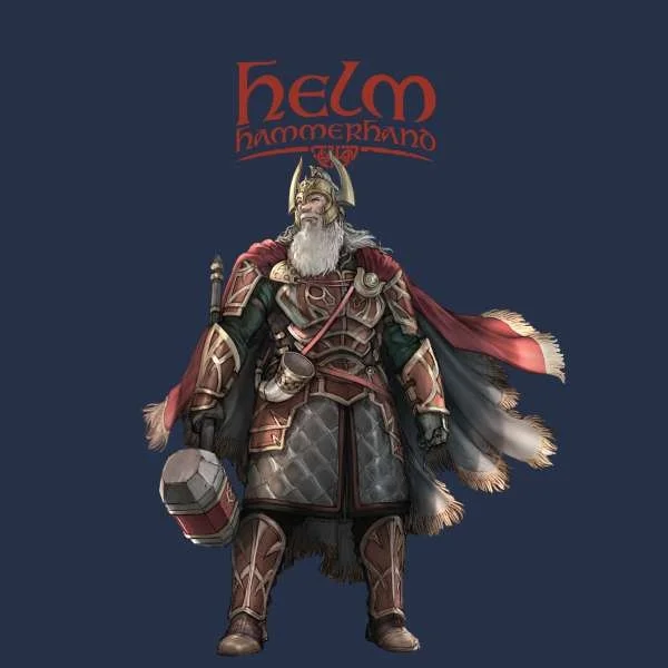 Lord Of The Rings Helm Pose Sweatshirt - Navy