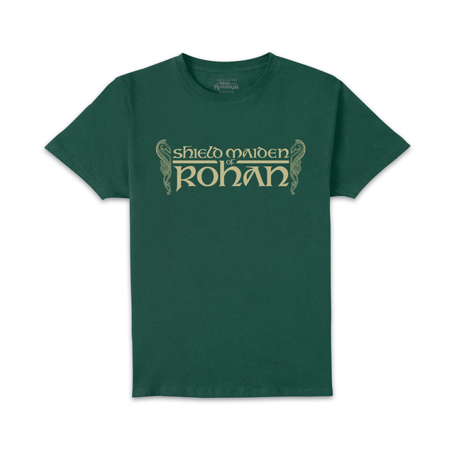 Lord Of The Rings Sheild Maiden Of Rohan Unisex T-Shirt - Green