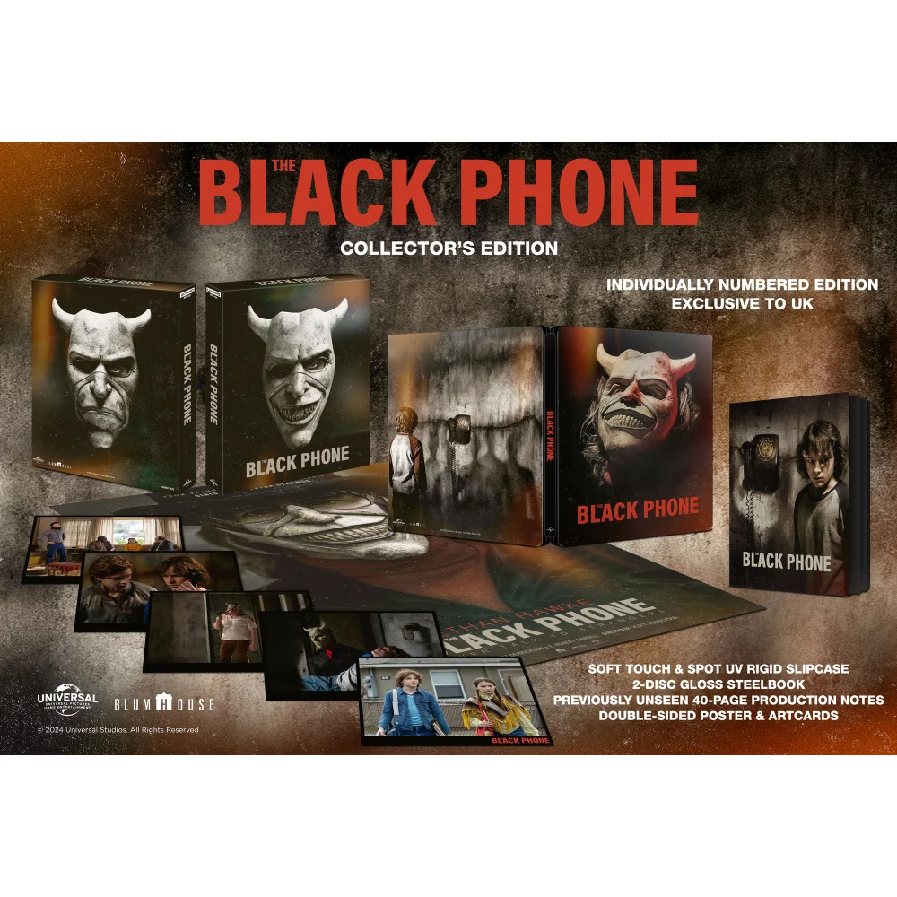 Black Phone Limited Collector's Edition 4K Ultra HD Steelbook Image 1