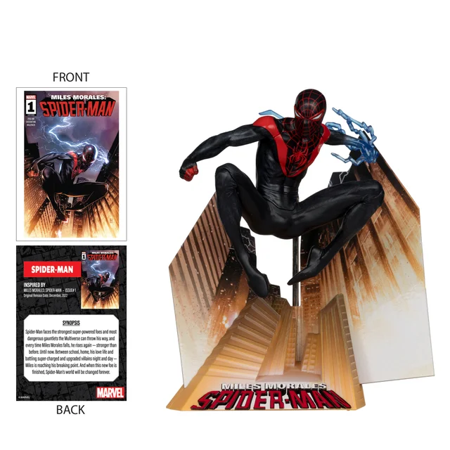 MARVEL COLLECTION 1:10TH WV2 - MILES MORALES (MILES MORALES: SPIDER-MAN #1)