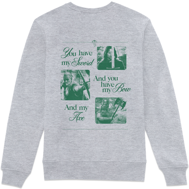 Lord Of The Rings Fellowship Sweatshirt - Grey