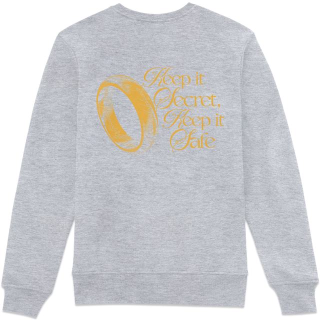 Lord Of The Rings Keep It Safe Sweatshirt - Grey