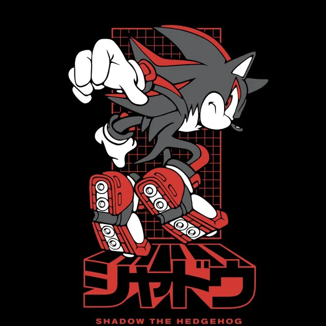 Sonic The Hedgehog Shadow Ultimate Lifeform Unisex T-Shirt - Black