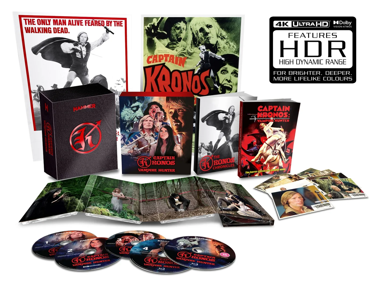 Captain Kronos: Vampire Hunter Limited Collector's Edition 4K Ultra HD & Blu-ray Image 1