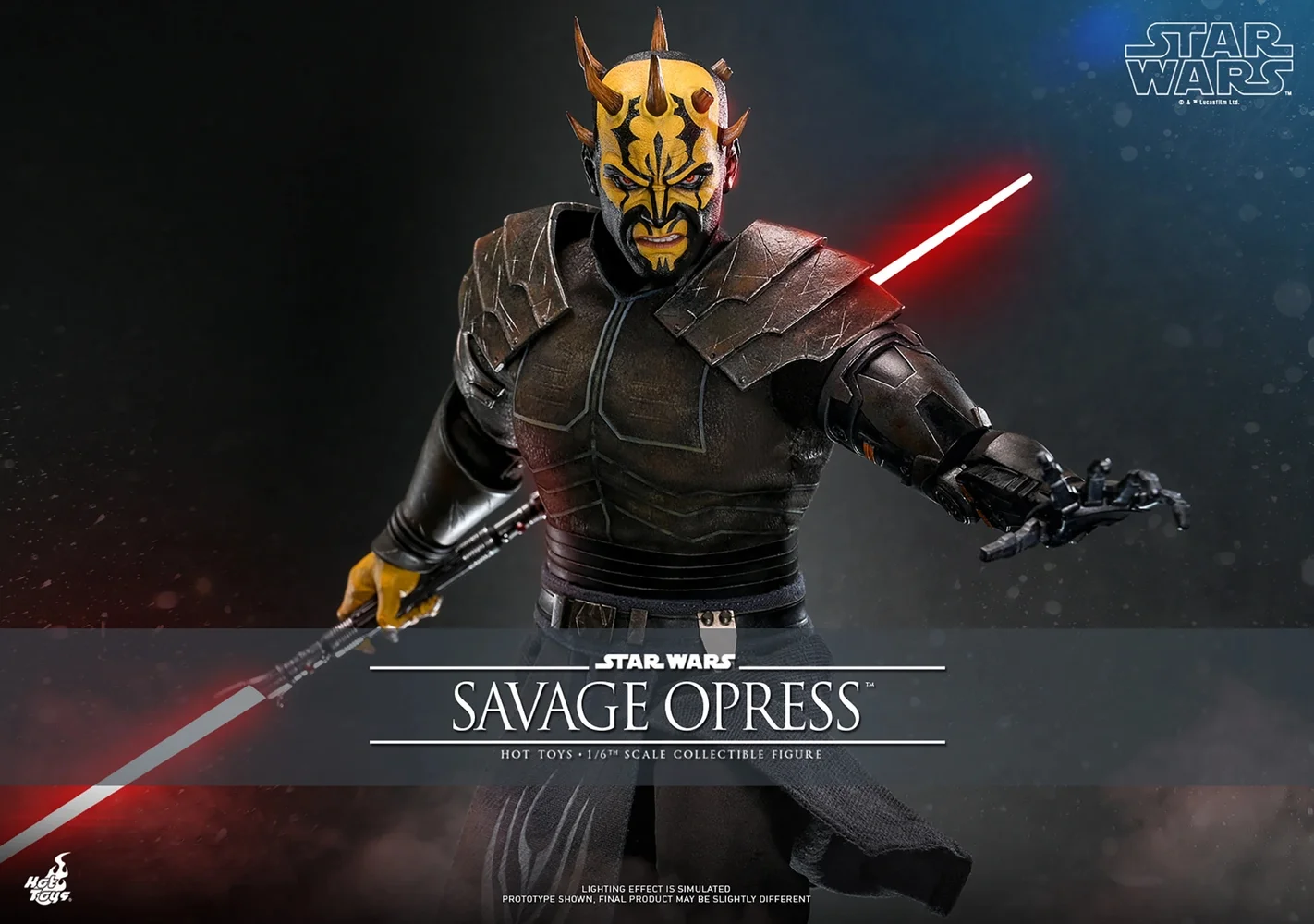 Hot Toys Star Wars: The Clone Wars Savage Opress 1:6th Scale Collectible Figure Image 1