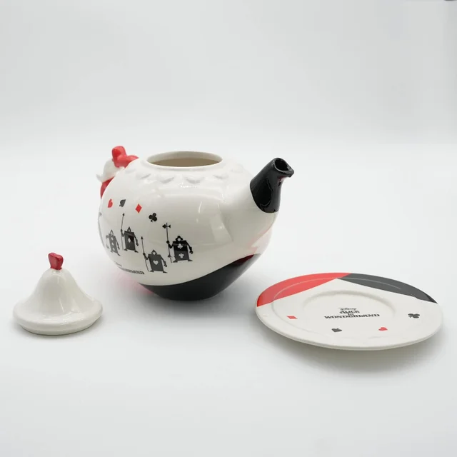 Disney Alice in Wonderland Queen of Hearts Ceramic Premium Teapot