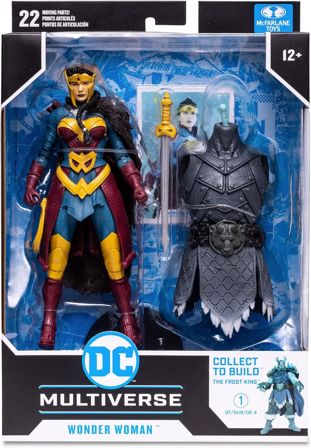 DC BUILD-A 7IN FIGURES WV7 - ENDLESS WINTER - WONDER WOMAN Image 1