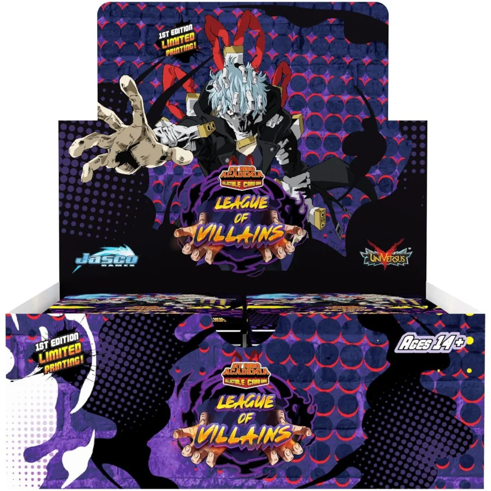 My Hero Academia Collectible Card Game League of Villains Booster CDU (24 Packs) Image 1