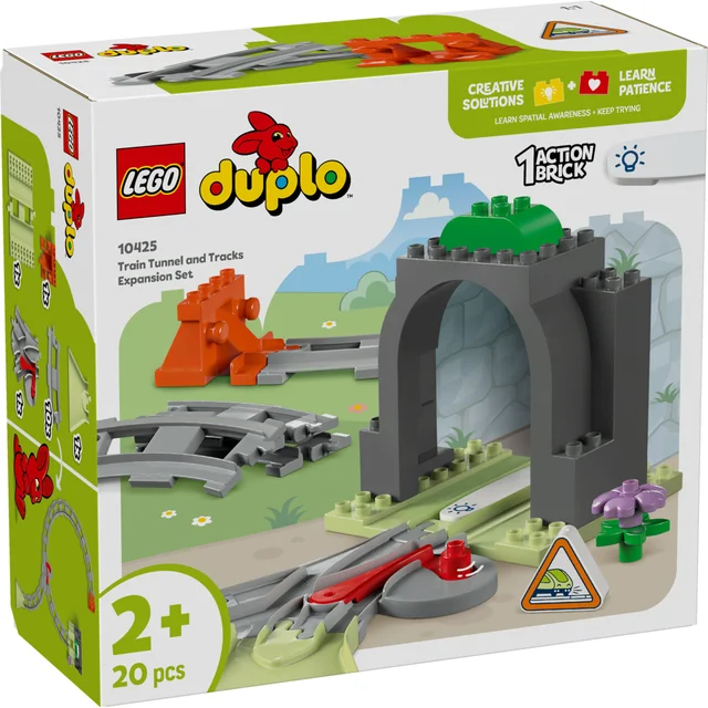 LEGO DUPLO Train Tunnel and Tracks Expansion Set Toy 10425
