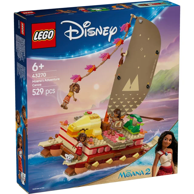 LEGO | Disney Princess Moana’s Adventure Canoe Set 43270